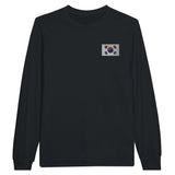 T-shirt à manches longues corée du sud broderie coton