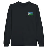 T-shirt à manches longues djibouti broderie coton doux