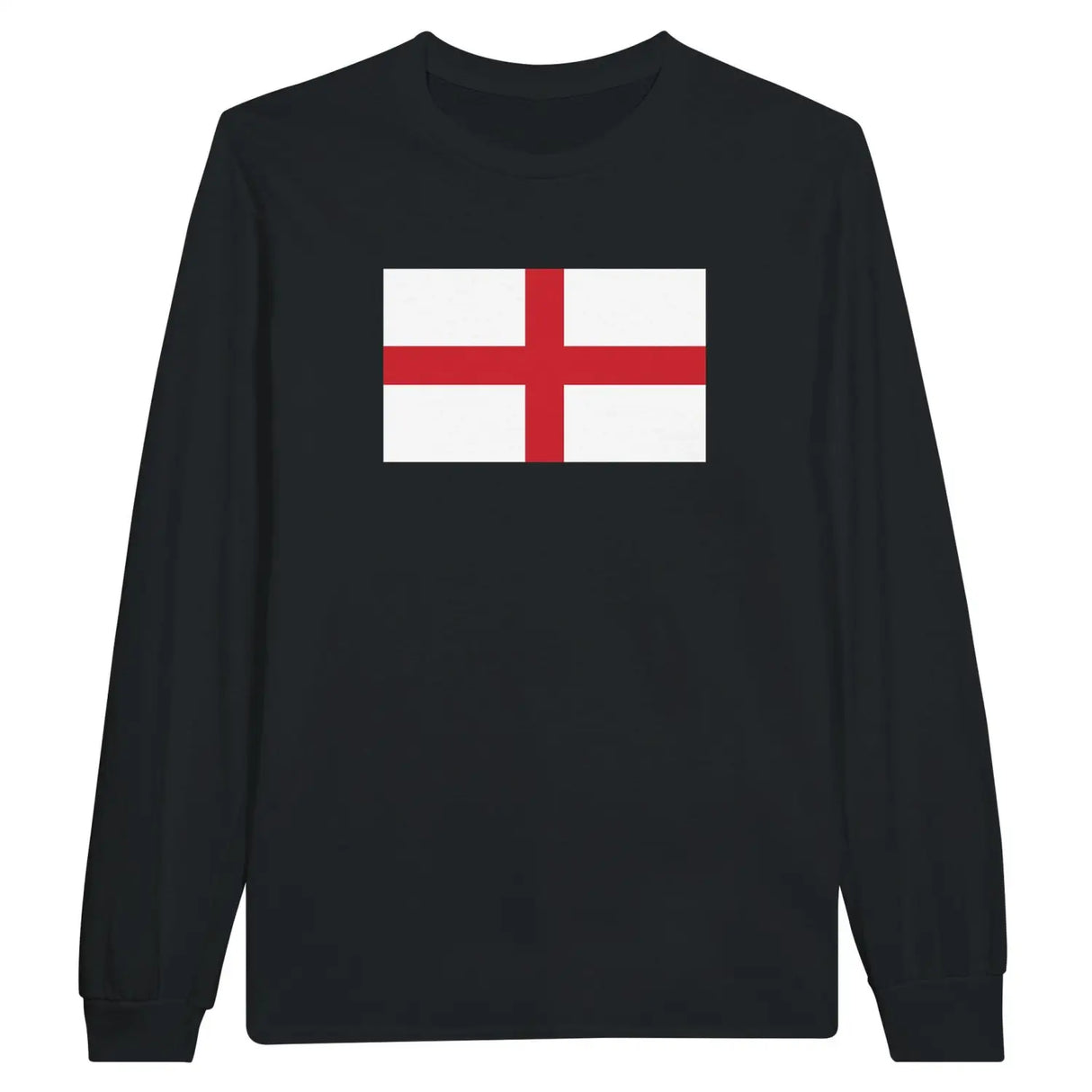 T-shirt à manches longues drapeau angleterre - pixelforma