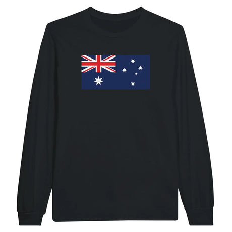 T-shirt à manches longues drapeau australie - pixelforma