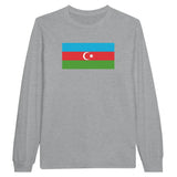 T-shirt à manches longues drapeau azerbaïdjan - pixelforma