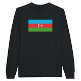 T-shirt à manches longues drapeau azerbaïdjan - pixelforma