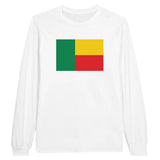 T-shirt à manches longues drapeau bénin - pixelforma