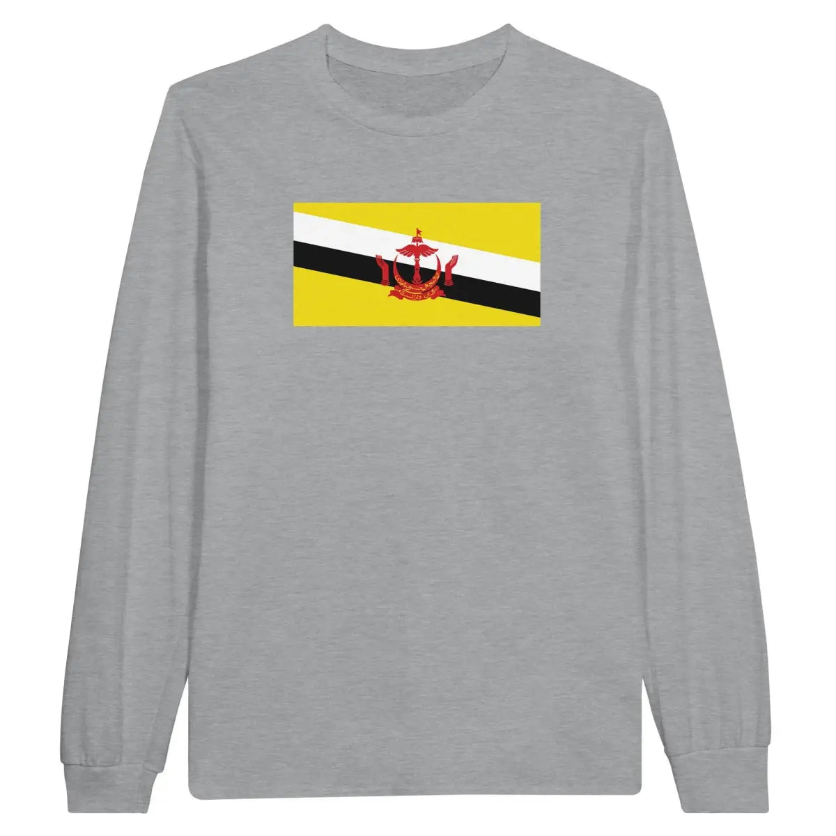 T-shirt à manches longues Drapeau de Brunei - Pixelforma 