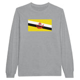 T-shirt à manches longues Drapeau de Brunei - Pixelforma 