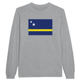 T-shirt à manches longues Drapeau de Curaçao - Pixelforma 