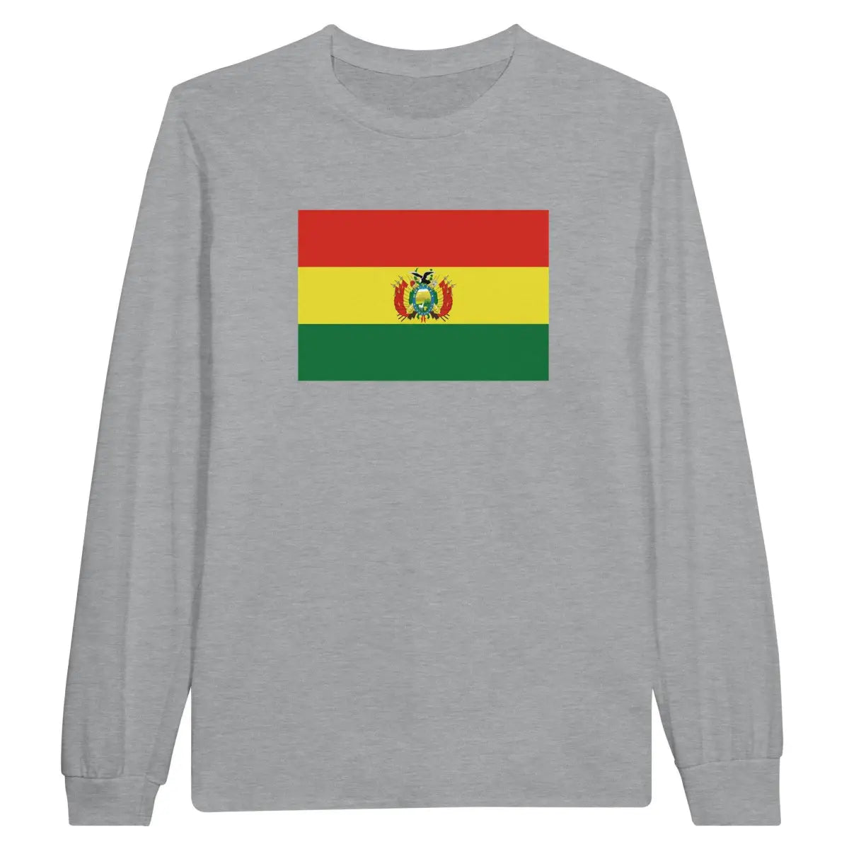 T-shirt à manches longues Drapeau de la Bolivie - Pixelforma 