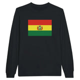 T-shirt à manches longues Drapeau de la Bolivie - Pixelforma 