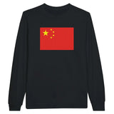 T-shirt à manches longues Drapeau de la Chine - Pixelforma 