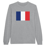 T-shirt à manches longues Drapeau de la France - Pixelforma 