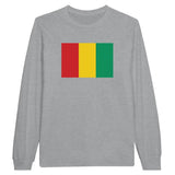 T-shirt à manches longues Drapeau de la Guinée - Pixelforma 