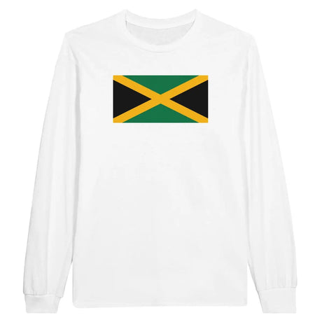 T-shirt à manches longues Drapeau de la Jamaïque - Pixelforma 