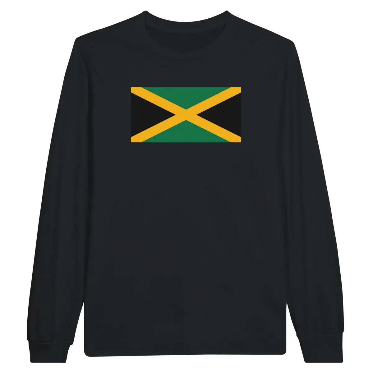 T-shirt à manches longues Drapeau de la Jamaïque - Pixelforma 