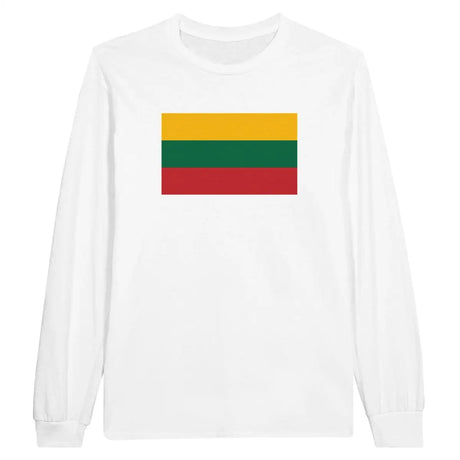 T-shirt à manches longues Drapeau de la Lituanie - Pixelforma 