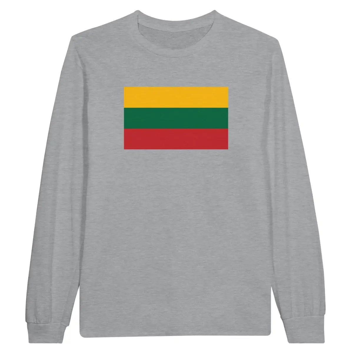 T-shirt à manches longues Drapeau de la Lituanie - Pixelforma 