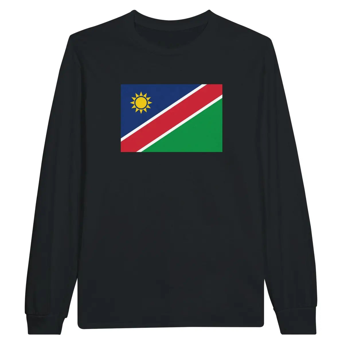 T-shirt à manches longues Drapeau de la Namibie - Pixelforma 