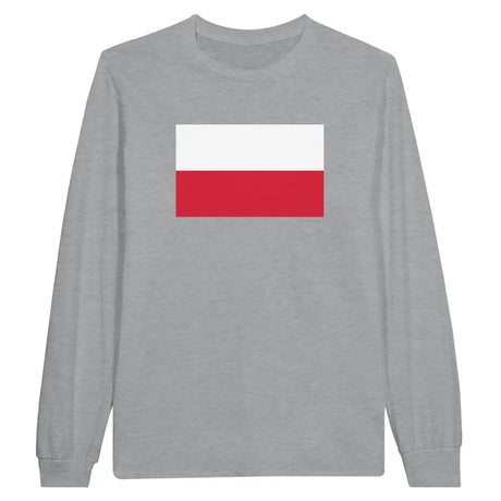 T-shirt à manches longues Drapeau de la Pologne - Pixelforma 