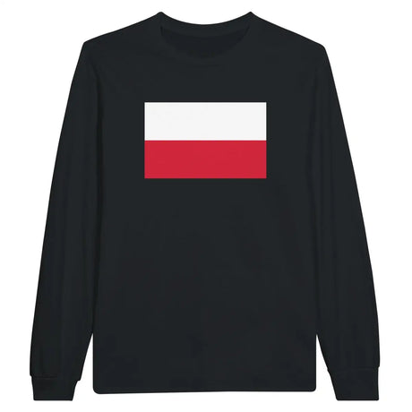 T-shirt à manches longues Drapeau de la Pologne - Pixelforma 