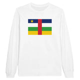 T-shirt à manches longues Drapeau de la République centrafricaine - Pixelforma 