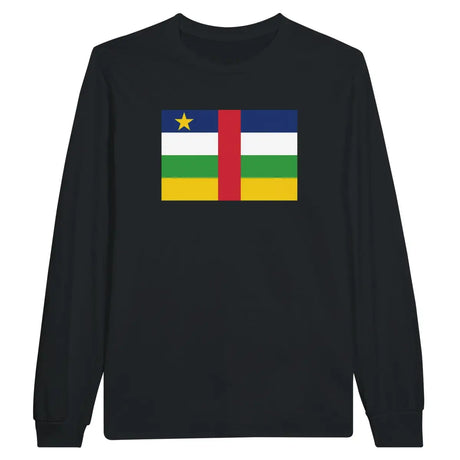 T-shirt à manches longues Drapeau de la République centrafricaine - Pixelforma 