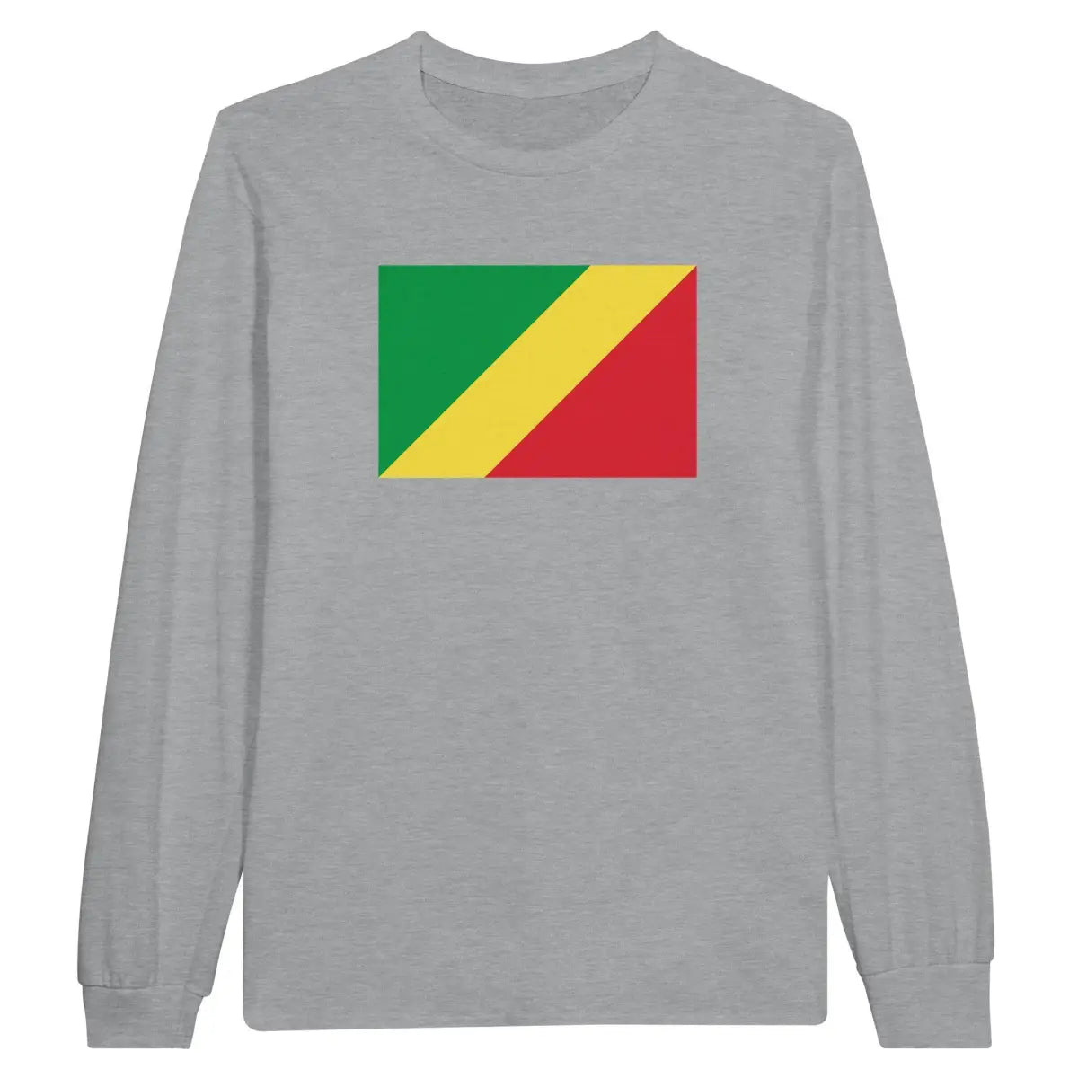 T-shirt à manches longues Drapeau de la république du Congo - Pixelforma 