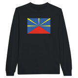 T-shirt à manches longues Drapeau de La Réunion - Pixelforma 