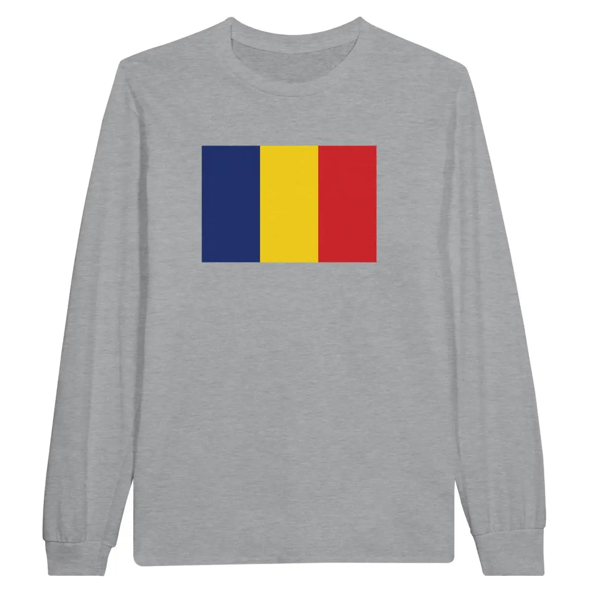 T-shirt à manches longues Drapeau de la Roumanie - Pixelforma 