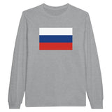 T-shirt à manches longues Drapeau de la Russie - Pixelforma 