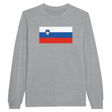 T-shirt à manches longues Drapeau de la Slovénie - Pixelforma 