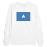 T-shirt à manches longues Drapeau de la Somalie - Pixelforma 