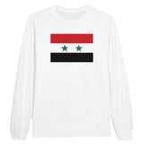 T-shirt à manches longues Drapeau de la Syrie - Pixelforma 