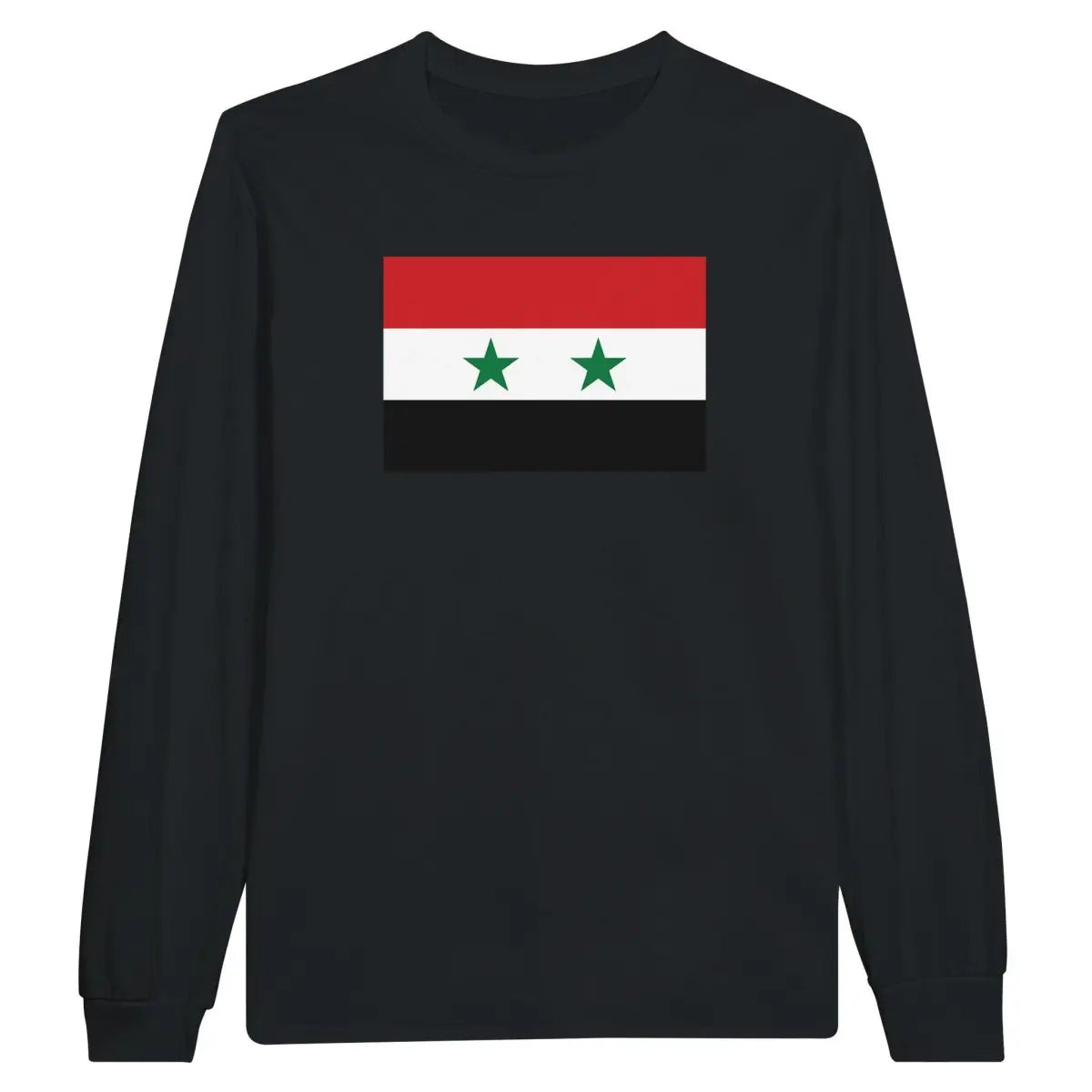 T-shirt à manches longues Drapeau de la Syrie - Pixelforma 