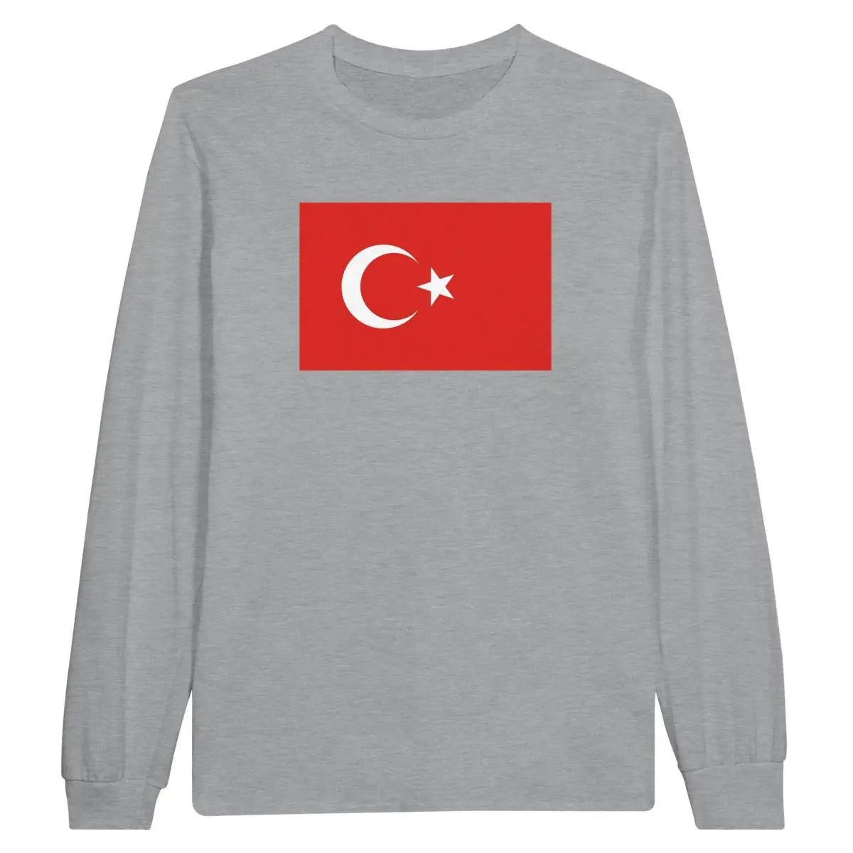 T-shirt à manches longues Drapeau de la Turquie - Pixelforma 