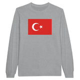 T-shirt à manches longues Drapeau de la Turquie - Pixelforma 