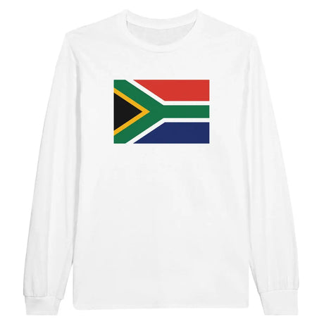 T-shirt à manches longues Drapeau de l'Afrique du Sud - Pixelforma 