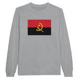 T-shirt à manches longues Drapeau de l'Angola - Pixelforma 