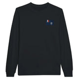 T-shirt à manches longues Drapeau de l'Antarctique française en broderie - Pixelforma 