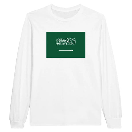 T-shirt à manches longues Drapeau de l'Arabie saoudite - Pixelforma 