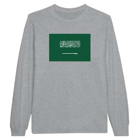 T-shirt à manches longues Drapeau de l'Arabie saoudite - Pixelforma 