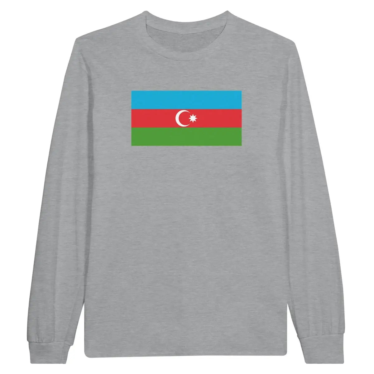 T-shirt à manches longues Drapeau de l'Azerbaïdjan - Pixelforma 