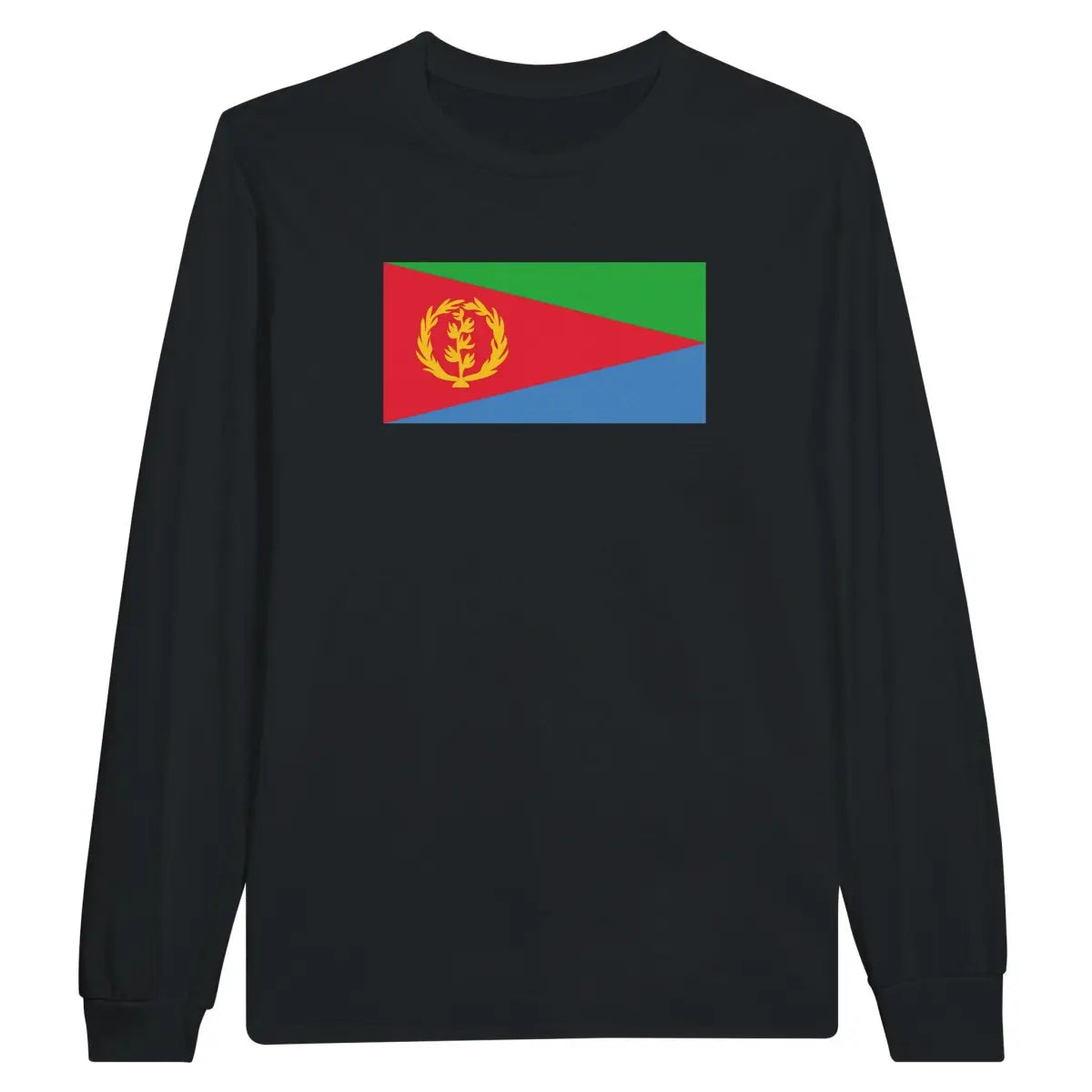 T-shirt à manches longues Drapeau de l'Érythrée - Pixelforma 