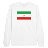 T-shirt à manches longues Drapeau de l'Iran - Pixelforma 