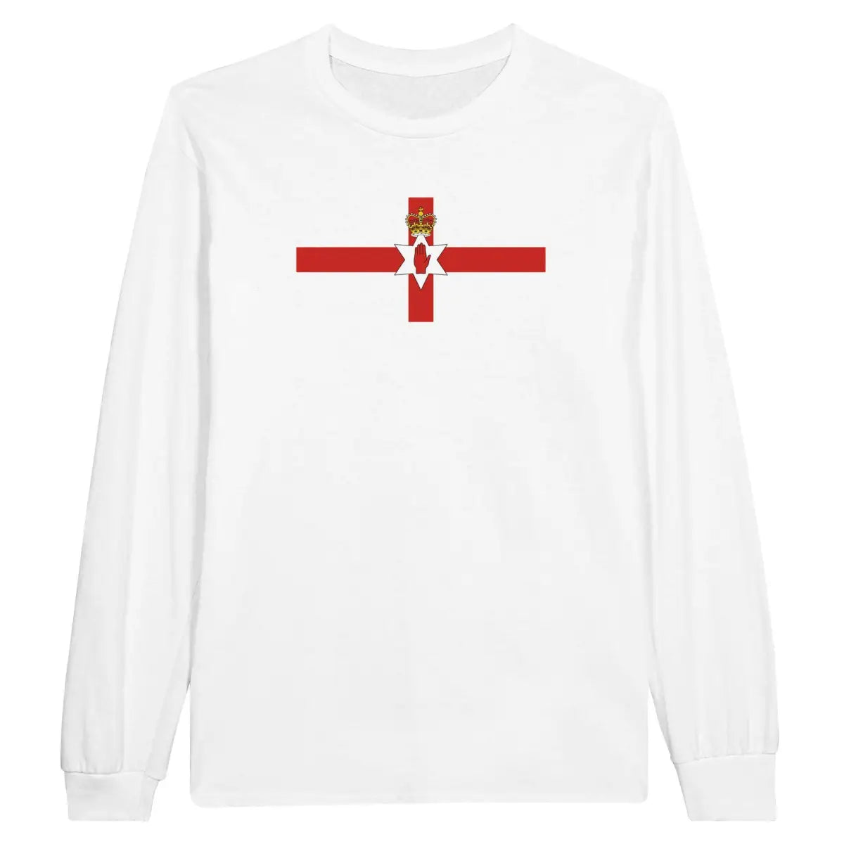 T-shirt à manches longues Drapeau de l'Irlande du Nord - Pixelforma 