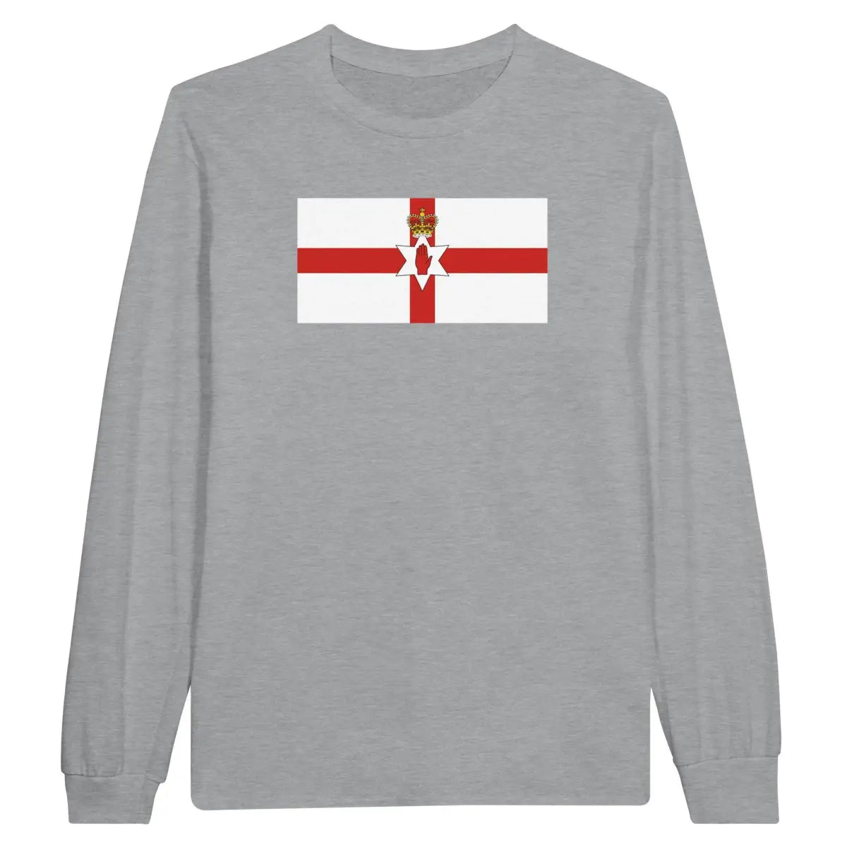 T-shirt à manches longues Drapeau de l'Irlande du Nord - Pixelforma 