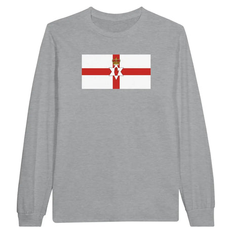 T-shirt à manches longues Drapeau de l'Irlande du Nord - Pixelforma 