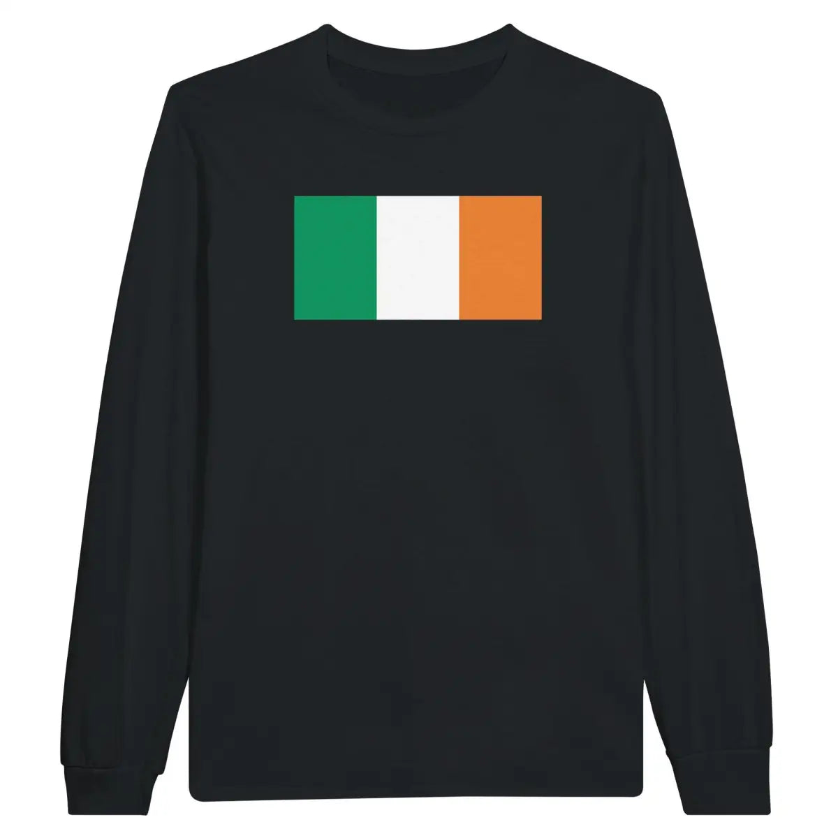 T-shirt à manches longues Drapeau de l'Irlande - Pixelforma 