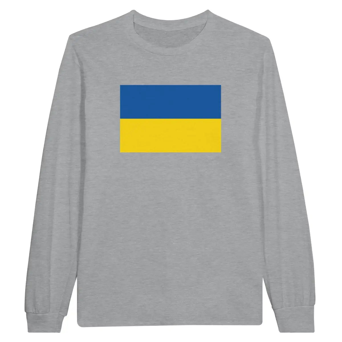 T-shirt à manches longues Drapeau de l'Ukraine - Pixelforma 