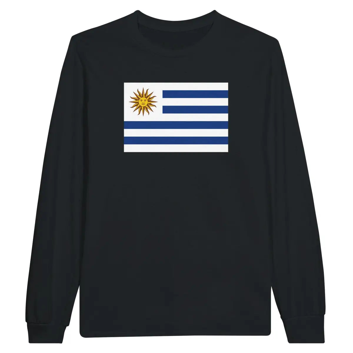 T-shirt à manches longues Drapeau de l'Uruguay - Pixelforma 