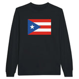 T-shirt à manches longues Drapeau de Porto Rico - Pixelforma 