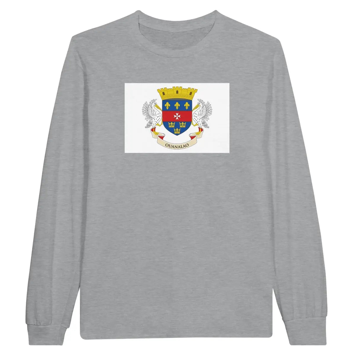 T-shirt à manches longues Drapeau de Saint-Barthélemy - Pixelforma 